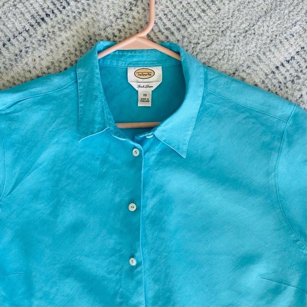 Talbots Fresh Linen Top - Picture 3 of 7